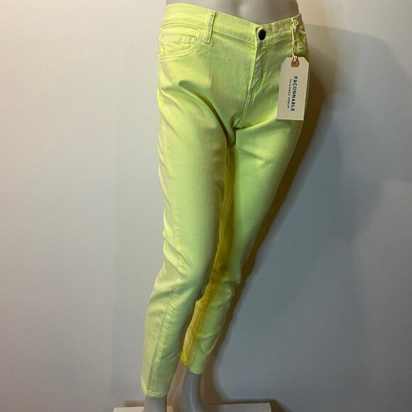 Faconnable Women's Fluorescent Denim Jeans - NWT - Picture 1 of 5